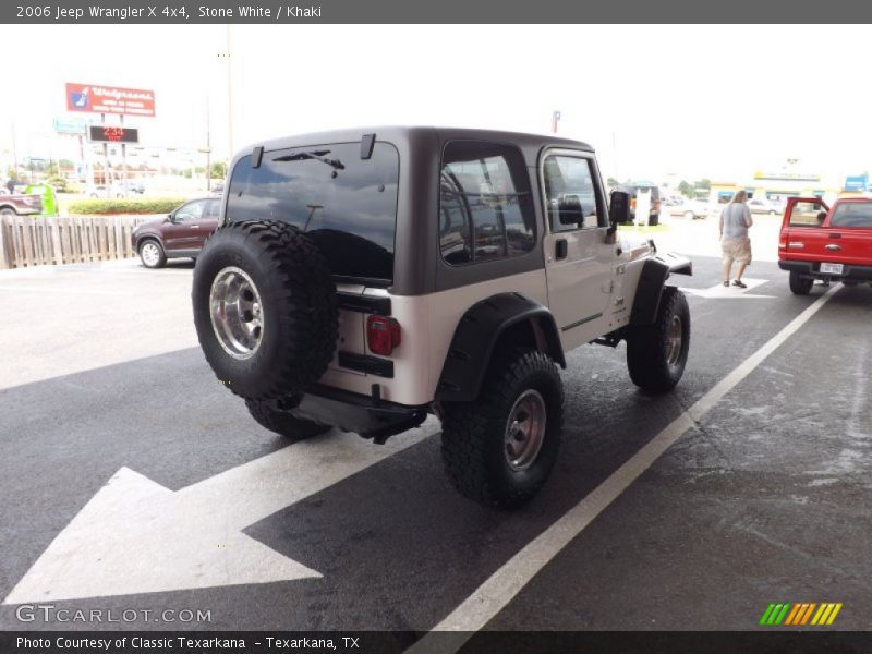 Stone White / Khaki 2006 Jeep Wrangler X 4x4