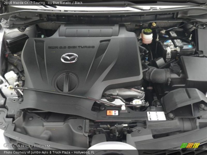 Icy Blue Metallic / Black 2008 Mazda CX-7 Touring