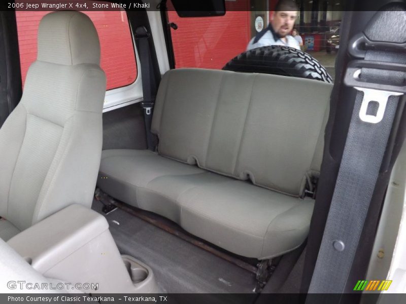 Stone White / Khaki 2006 Jeep Wrangler X 4x4