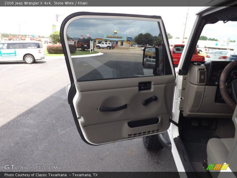 Stone White / Khaki 2006 Jeep Wrangler X 4x4