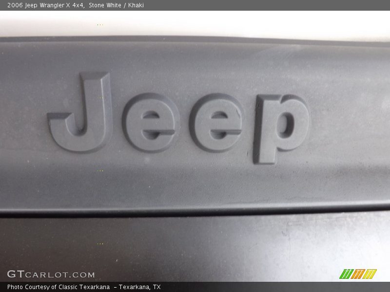 Stone White / Khaki 2006 Jeep Wrangler X 4x4