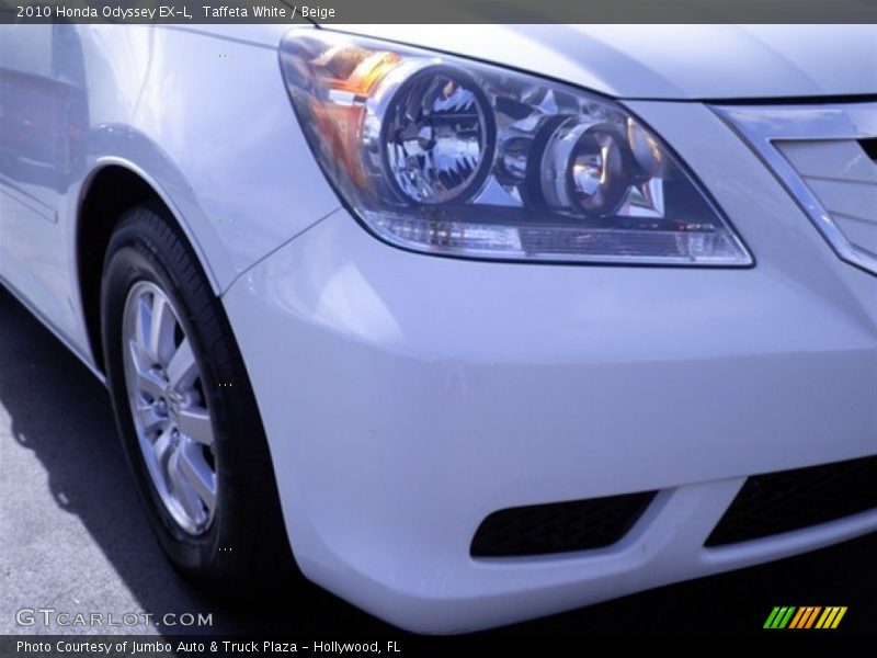 Taffeta White / Beige 2010 Honda Odyssey EX-L