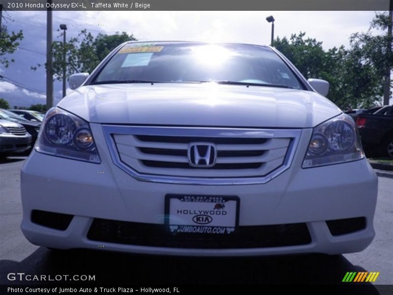 Taffeta White / Beige 2010 Honda Odyssey EX-L