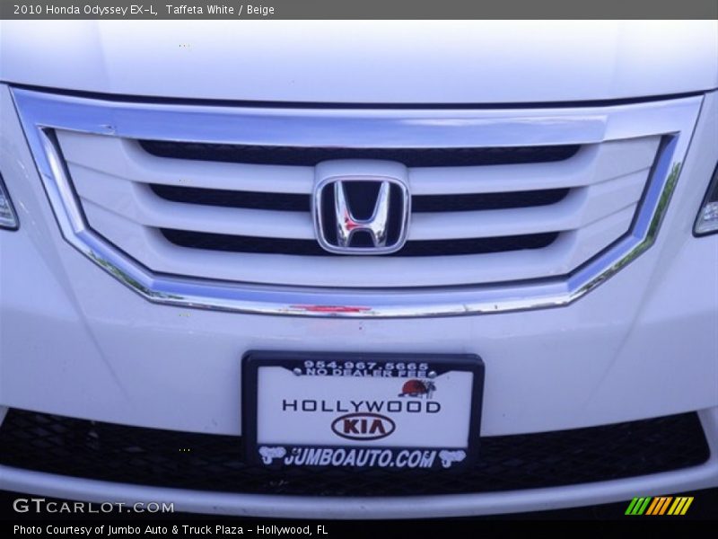 Taffeta White / Beige 2010 Honda Odyssey EX-L