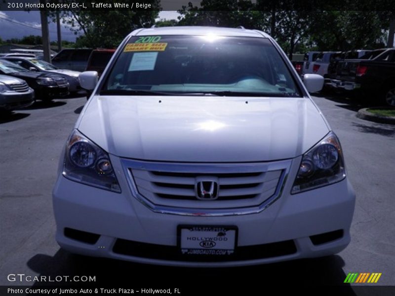 Taffeta White / Beige 2010 Honda Odyssey EX-L