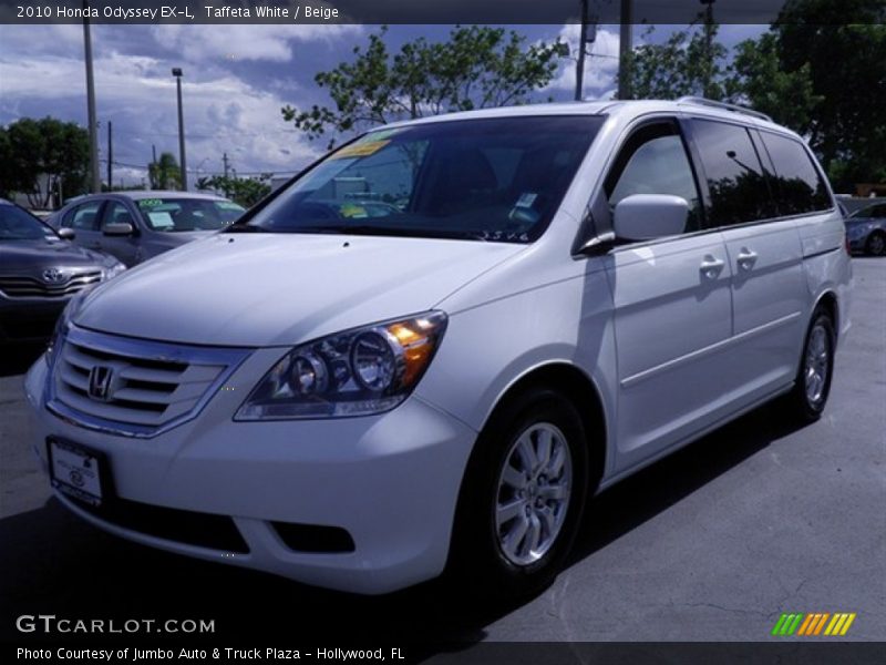 Taffeta White / Beige 2010 Honda Odyssey EX-L