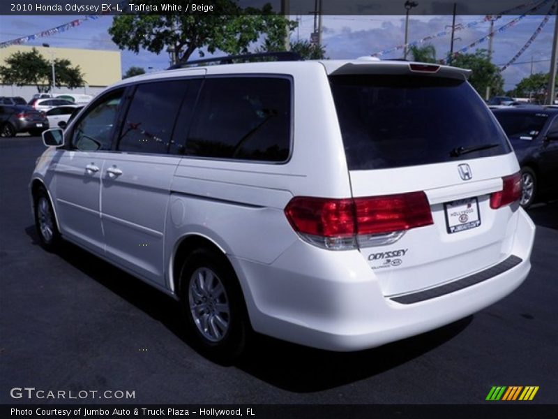 Taffeta White / Beige 2010 Honda Odyssey EX-L