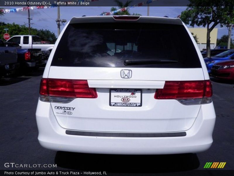 Taffeta White / Beige 2010 Honda Odyssey EX-L