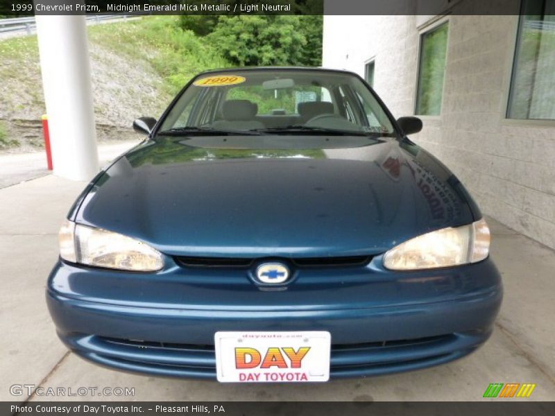 Midnight Emerald Mica Metallic / Light Neutral 1999 Chevrolet Prizm