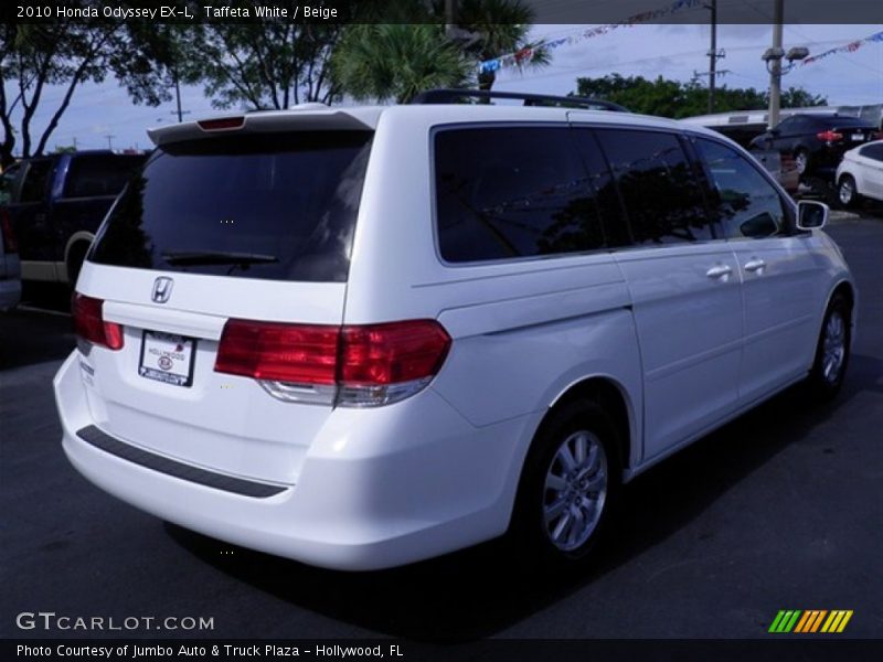 Taffeta White / Beige 2010 Honda Odyssey EX-L
