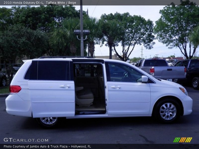Taffeta White / Beige 2010 Honda Odyssey EX-L