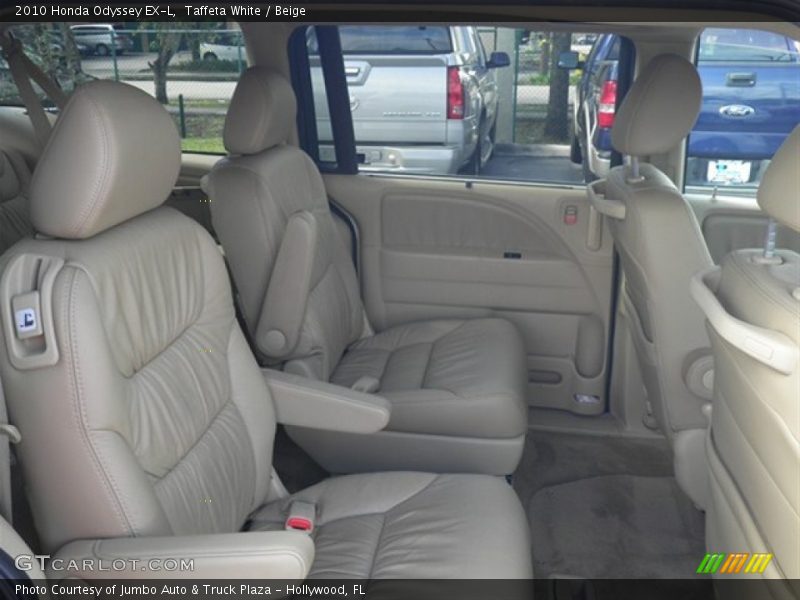 Taffeta White / Beige 2010 Honda Odyssey EX-L