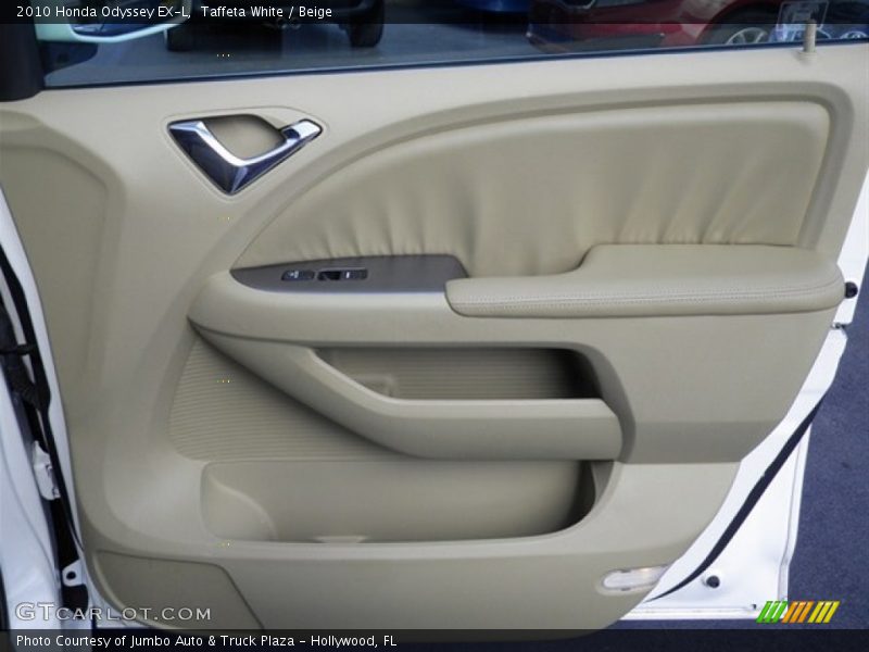 Taffeta White / Beige 2010 Honda Odyssey EX-L