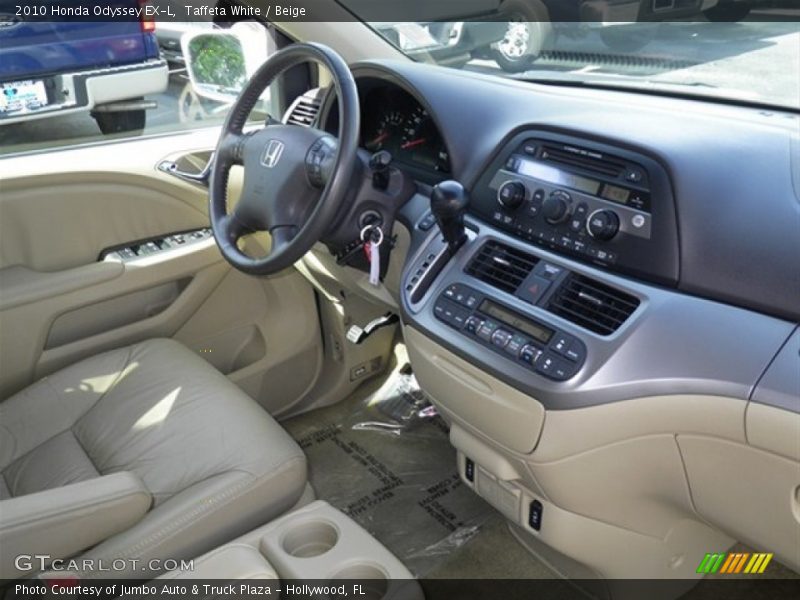 Taffeta White / Beige 2010 Honda Odyssey EX-L