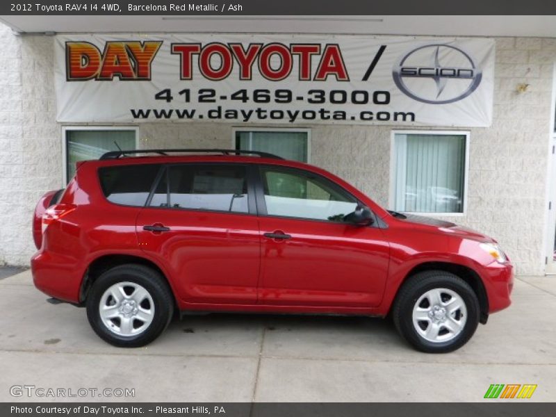 Barcelona Red Metallic / Ash 2012 Toyota RAV4 I4 4WD