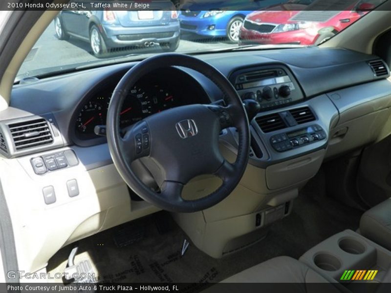 Taffeta White / Beige 2010 Honda Odyssey EX-L