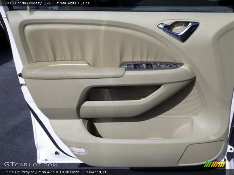 Taffeta White / Beige 2010 Honda Odyssey EX-L