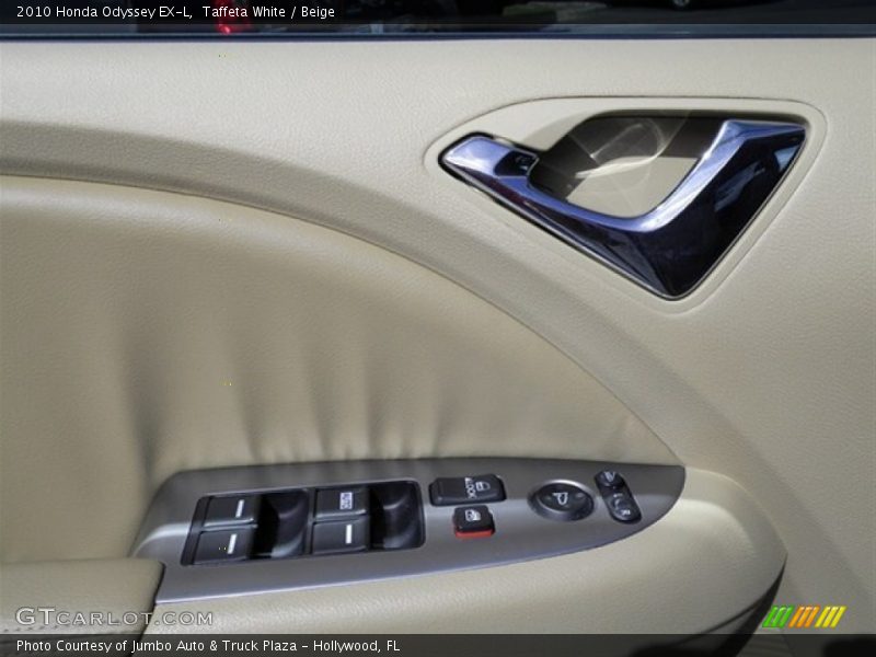 Taffeta White / Beige 2010 Honda Odyssey EX-L