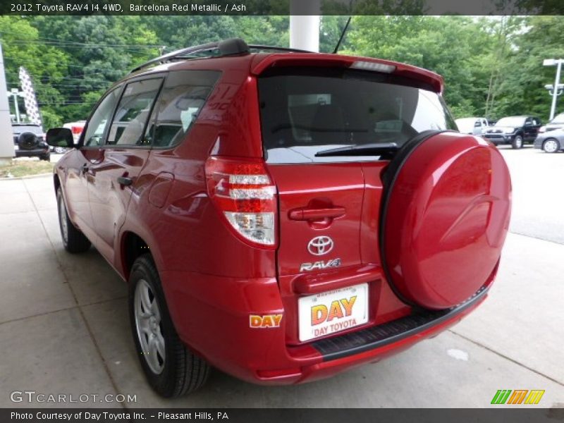 Barcelona Red Metallic / Ash 2012 Toyota RAV4 I4 4WD