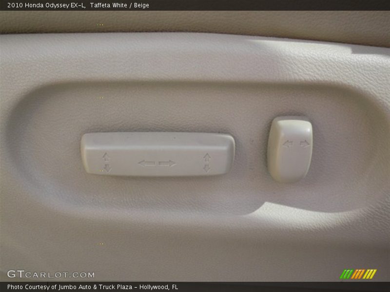 Taffeta White / Beige 2010 Honda Odyssey EX-L