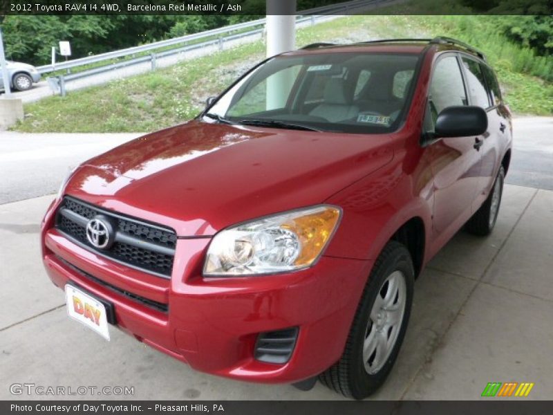 Barcelona Red Metallic / Ash 2012 Toyota RAV4 I4 4WD
