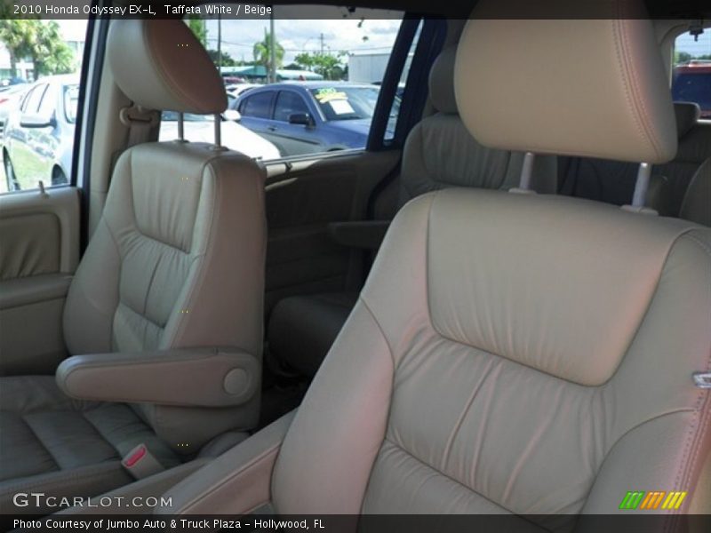Taffeta White / Beige 2010 Honda Odyssey EX-L