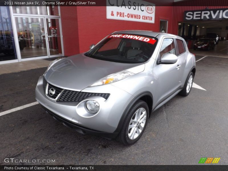 Chrome Silver / Gray/Silver Trim 2011 Nissan Juke SV