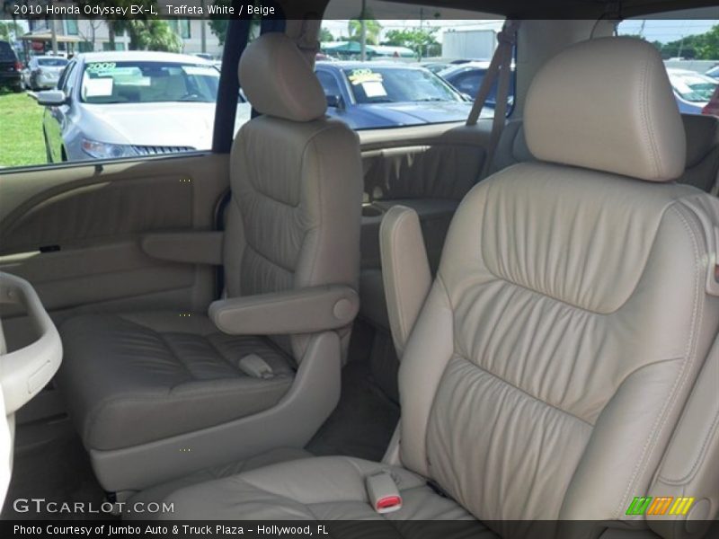 Taffeta White / Beige 2010 Honda Odyssey EX-L