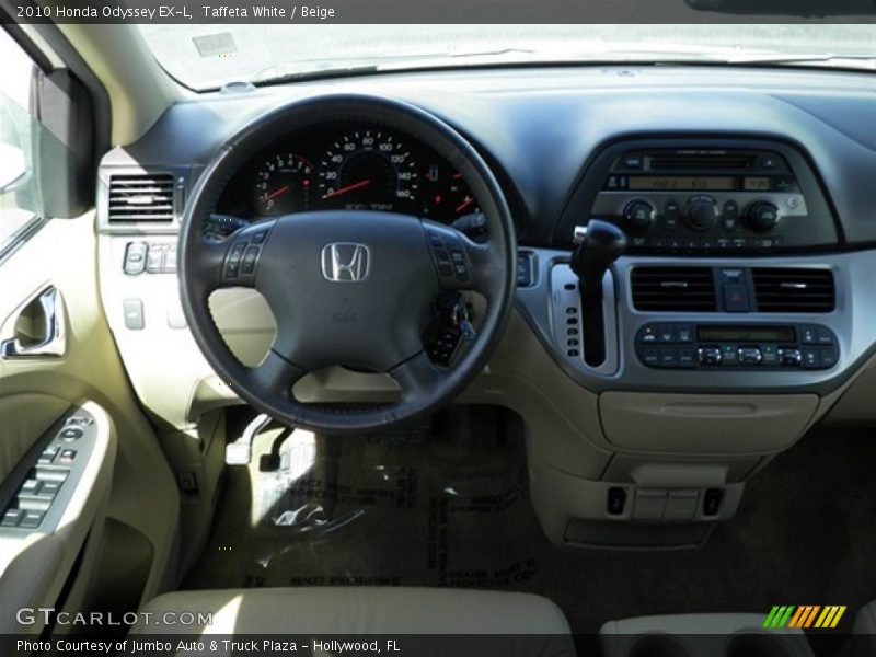 Taffeta White / Beige 2010 Honda Odyssey EX-L
