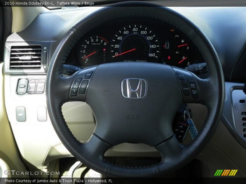 Taffeta White / Beige 2010 Honda Odyssey EX-L