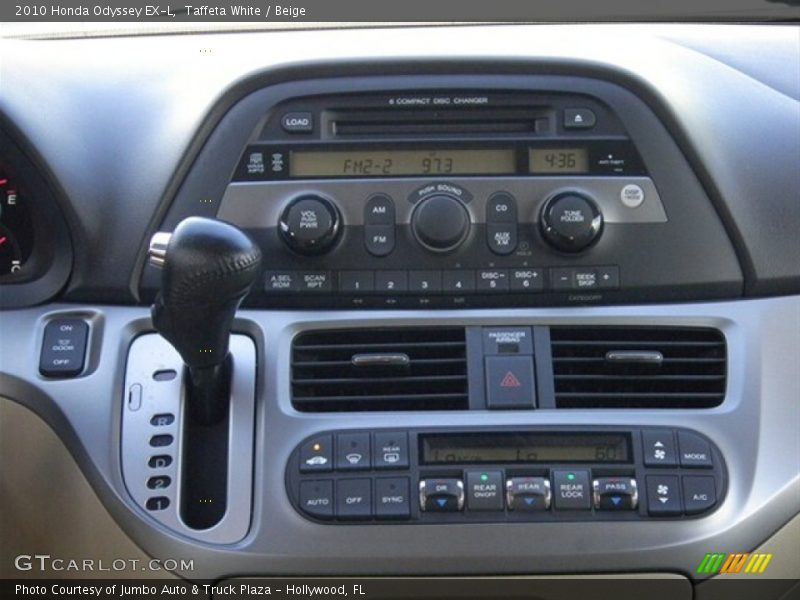 Taffeta White / Beige 2010 Honda Odyssey EX-L
