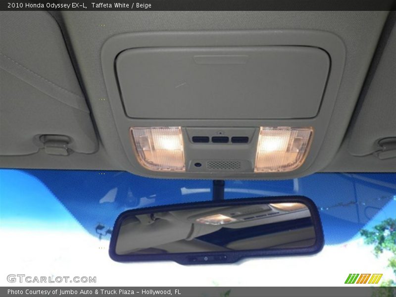 Taffeta White / Beige 2010 Honda Odyssey EX-L