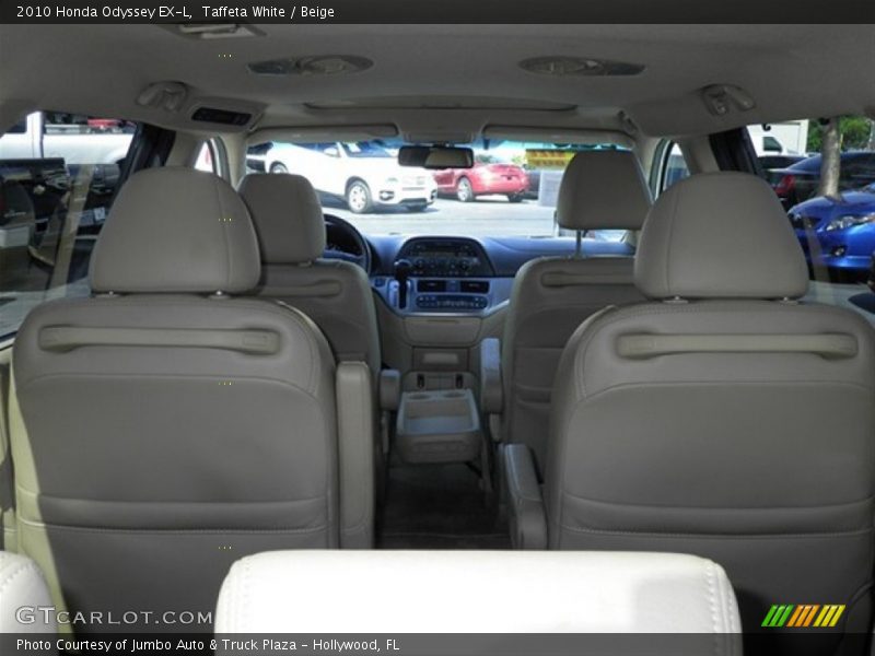 Taffeta White / Beige 2010 Honda Odyssey EX-L