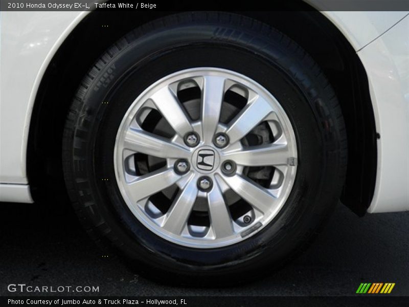 Taffeta White / Beige 2010 Honda Odyssey EX-L