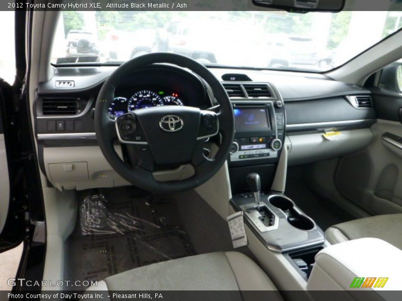Attitude Black Metallic / Ash 2012 Toyota Camry Hybrid XLE