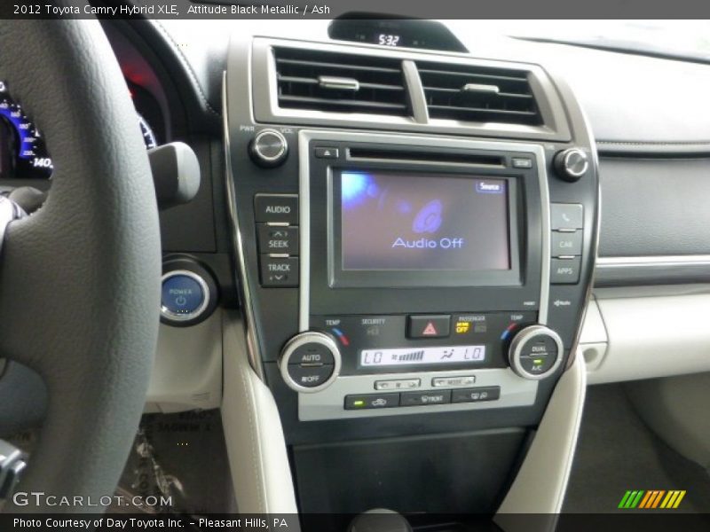 Attitude Black Metallic / Ash 2012 Toyota Camry Hybrid XLE