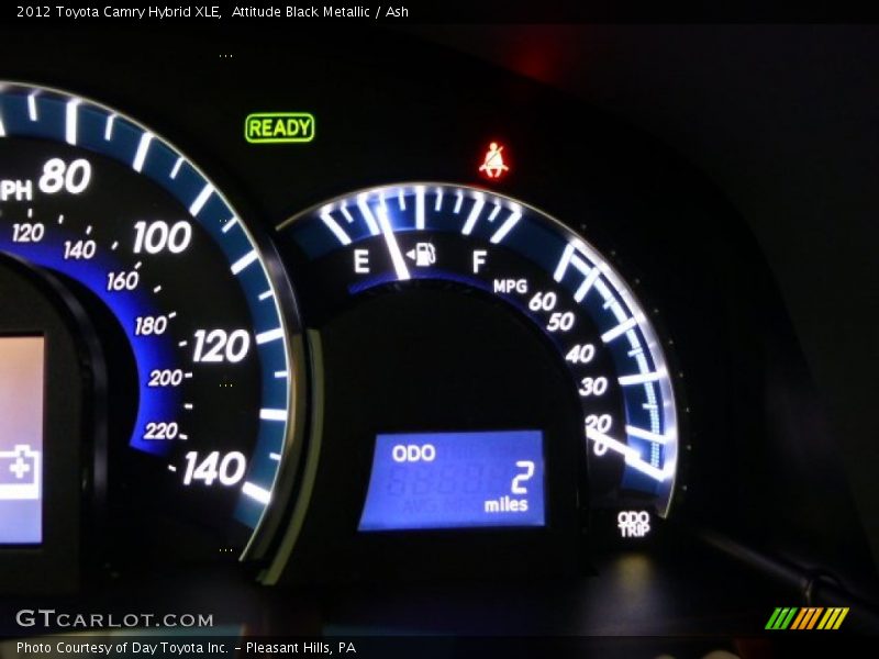 Attitude Black Metallic / Ash 2012 Toyota Camry Hybrid XLE