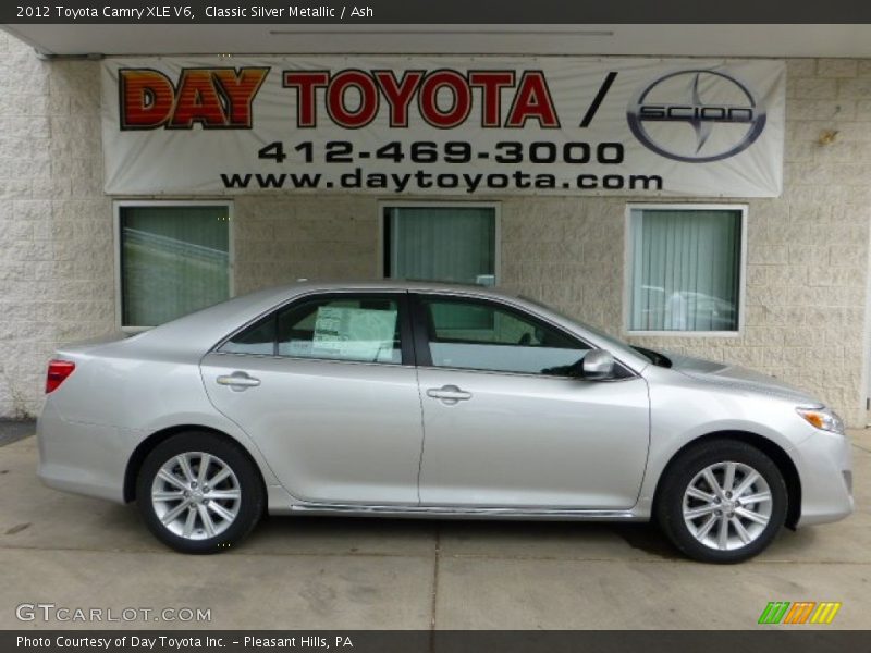 Classic Silver Metallic / Ash 2012 Toyota Camry XLE V6
