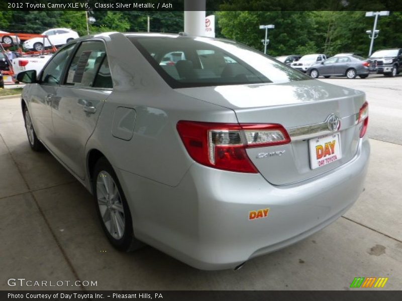 Classic Silver Metallic / Ash 2012 Toyota Camry XLE V6