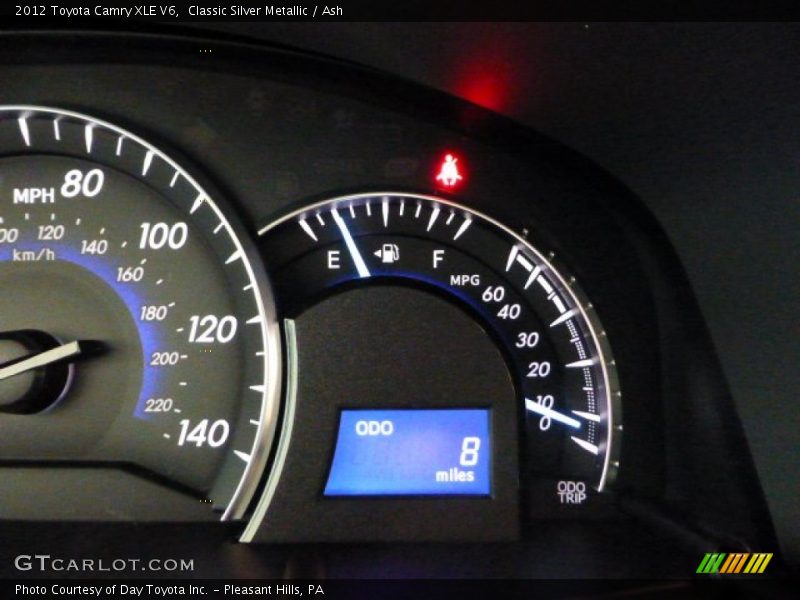 Classic Silver Metallic / Ash 2012 Toyota Camry XLE V6