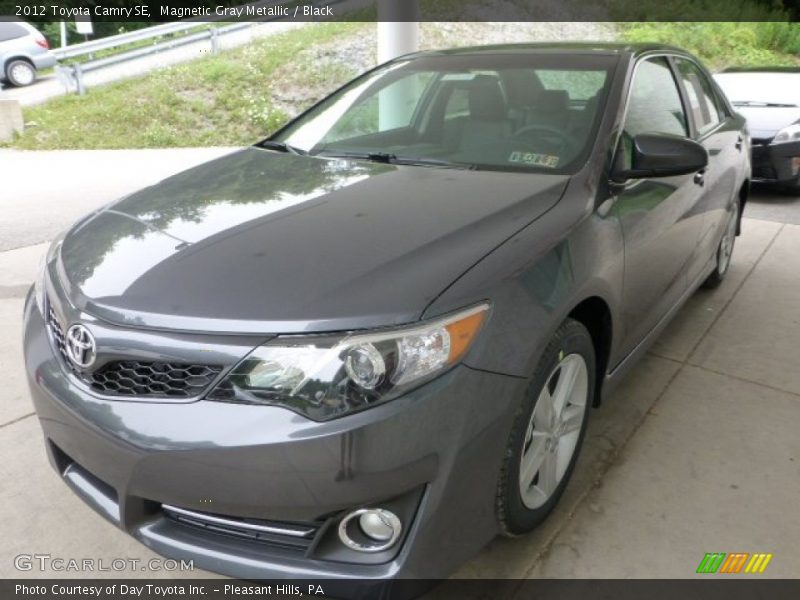 Magnetic Gray Metallic / Black 2012 Toyota Camry SE