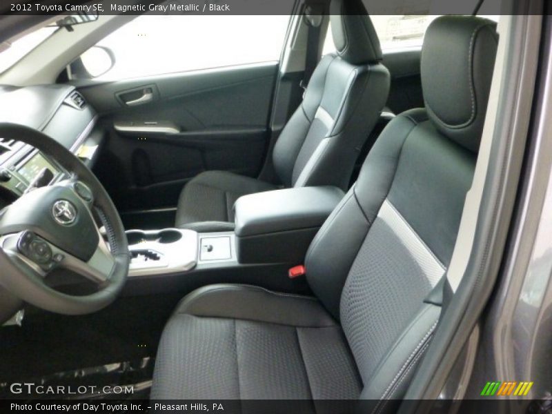 Magnetic Gray Metallic / Black 2012 Toyota Camry SE