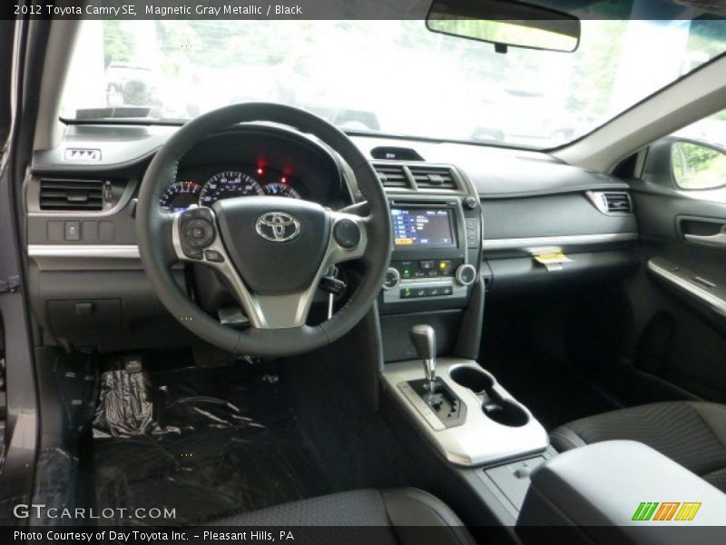 Magnetic Gray Metallic / Black 2012 Toyota Camry SE