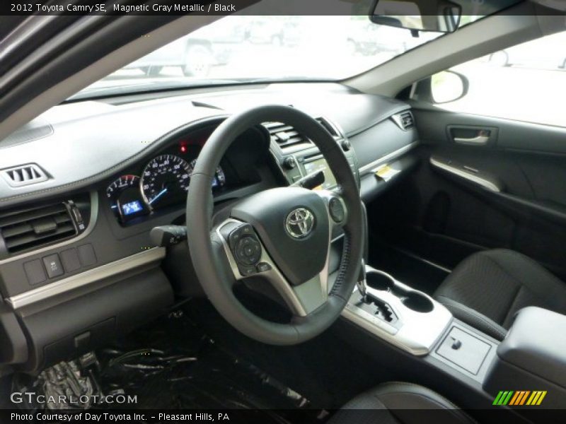 Magnetic Gray Metallic / Black 2012 Toyota Camry SE