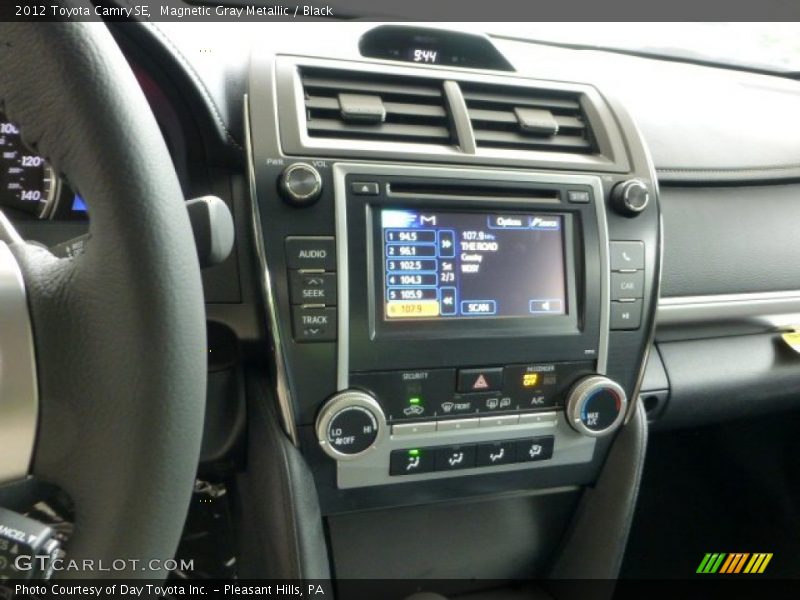 Magnetic Gray Metallic / Black 2012 Toyota Camry SE