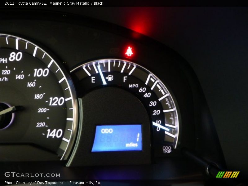 Magnetic Gray Metallic / Black 2012 Toyota Camry SE