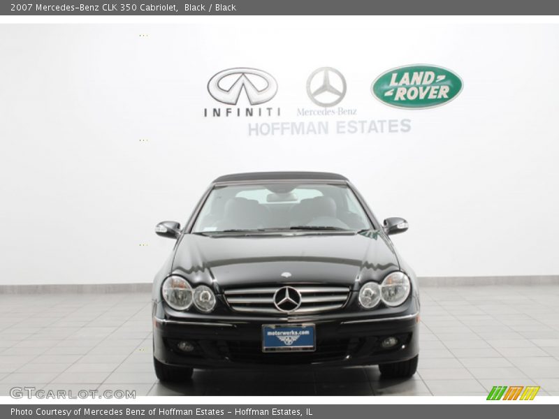 Black / Black 2007 Mercedes-Benz CLK 350 Cabriolet