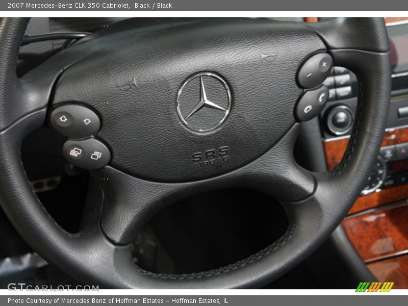 Black / Black 2007 Mercedes-Benz CLK 350 Cabriolet