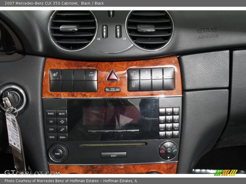 Black / Black 2007 Mercedes-Benz CLK 350 Cabriolet