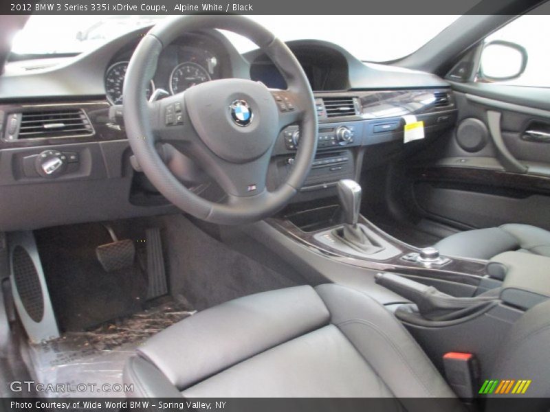  2012 3 Series 335i xDrive Coupe Black Interior